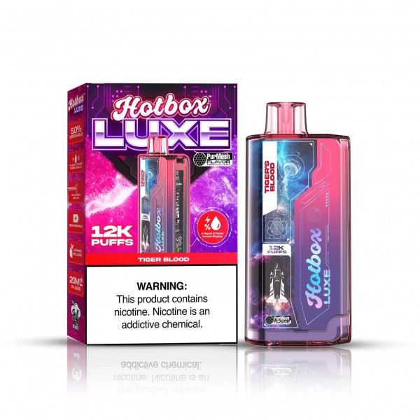 The Puff Brands Hotbox LUXE 12000 Puff Disposable