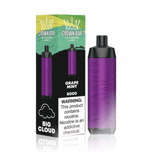 AL FAKHER CROWN BAR 8000 PUFFS DISPOSABLE VAPE