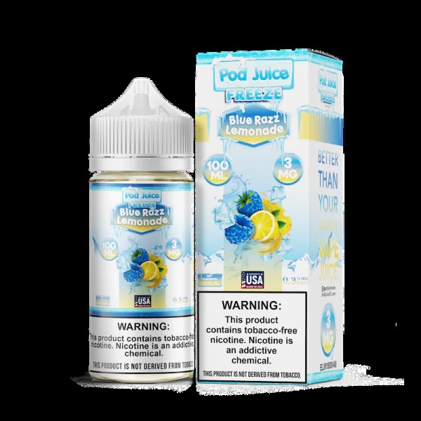 Pod Juice Blue Razz Lemonade Freeze