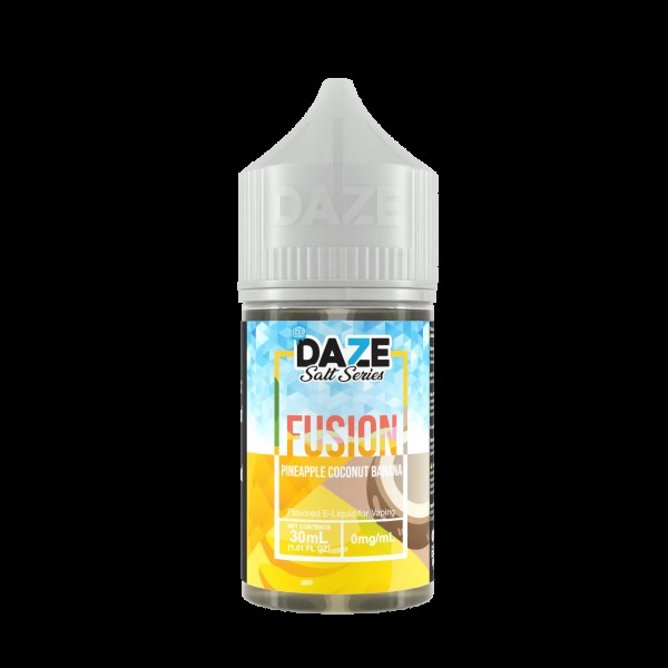 7 Daze Salt Fusion Series Pineapple Coconut Banana Iced