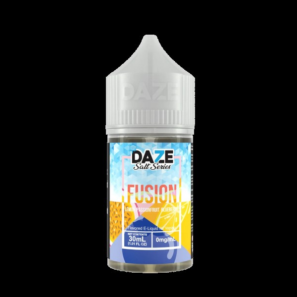 7 Daze Salt Fusion Series Lemon Passionfruit Blueberry Iced