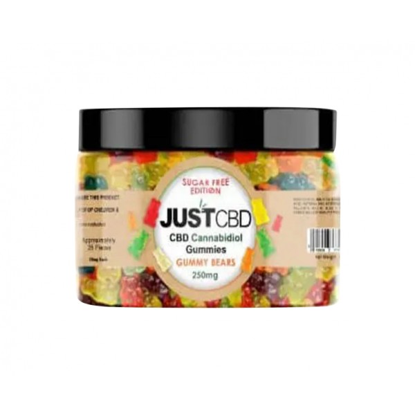 Just CBD, Gummies Sugar Free Bears, 250mg