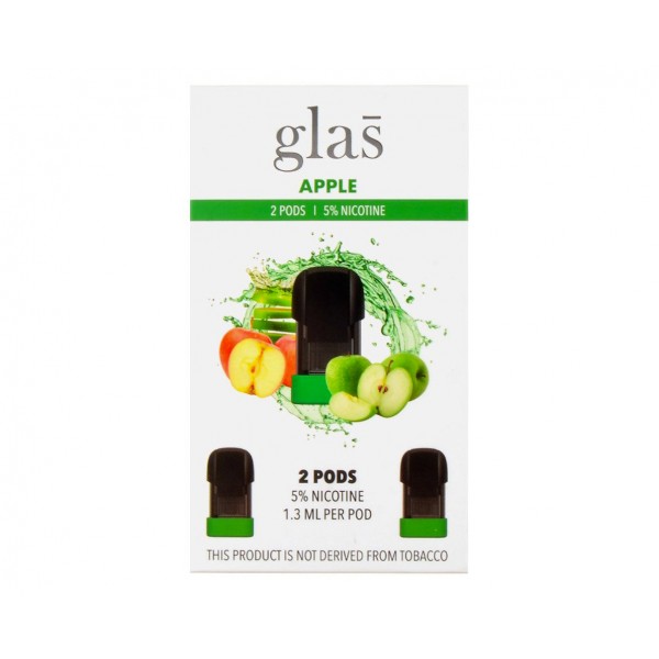 Glas Replacement Pod, 2 Pack Apple