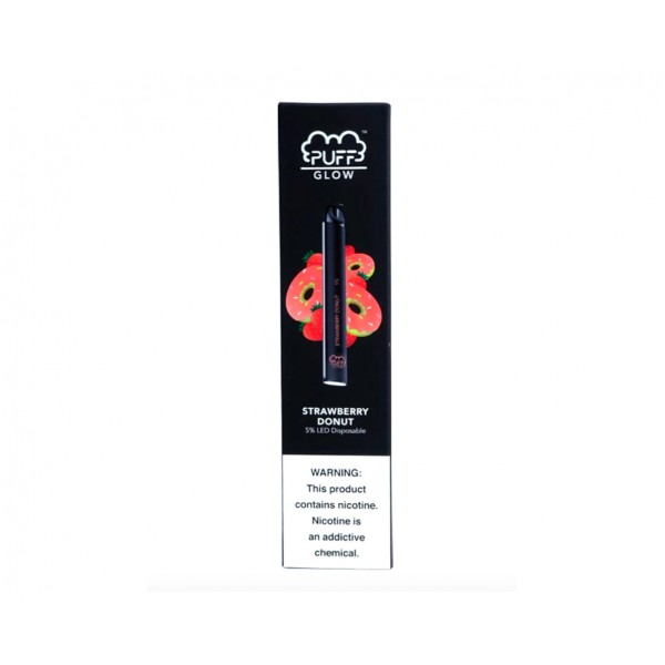 PUFF BAR GLOW STRAWBERRY DONUT DISPOSABLE POD SYSTEM