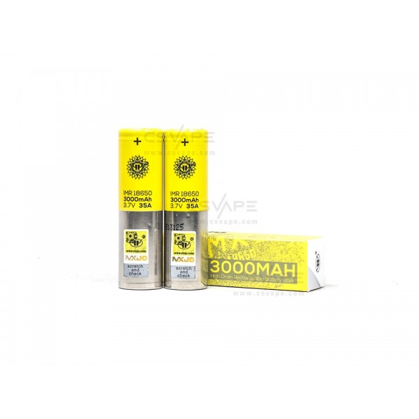 MXJO 18650  3000mAh 2-Pack