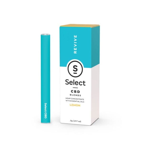 Select CBD, Revive Disposable Pen, Lemon 250mg