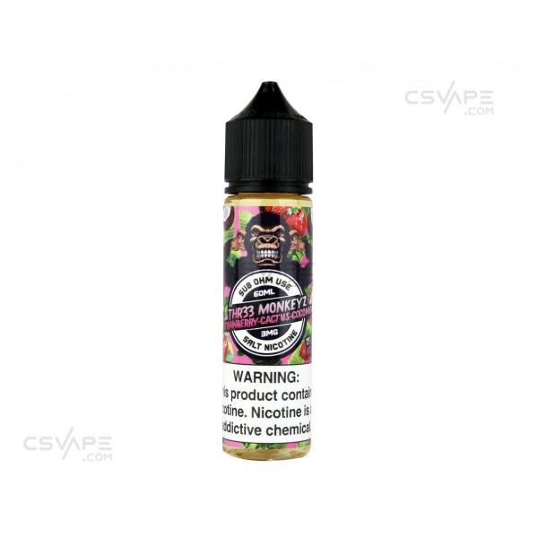 Thr33 Monkeyz sub ohm salts Strawberry Cactus Coconut